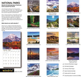 National Parks 2026 Wall Calendar , 12" x 24"