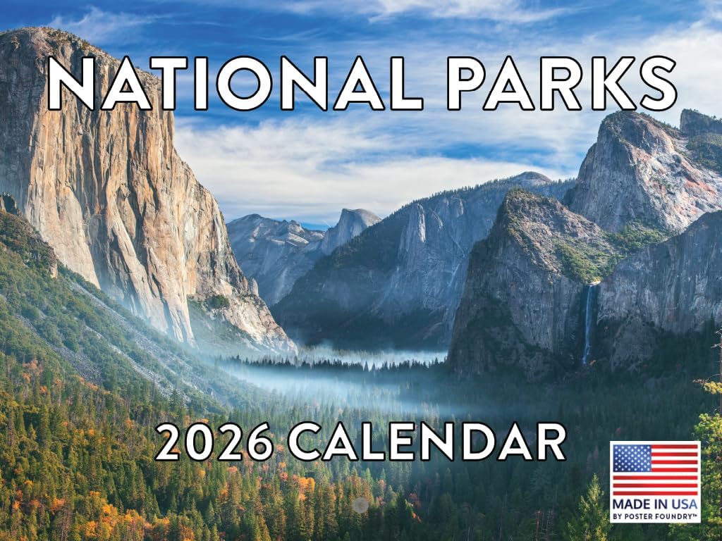 National Parks Calendar 2026 Monthly Calendar product photo