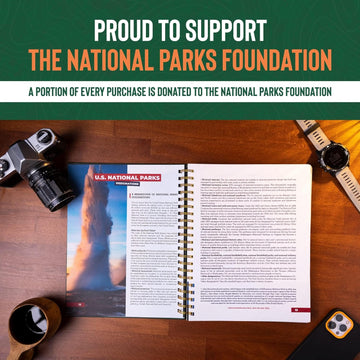 National Parks Wall Map Bucket List Adventure Guide Journal product photo 5