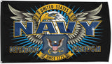 United States US Navy Defending Freedom Since 1775 Flag