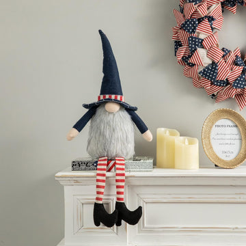 Patriotic Gnome Doll Elf Shelf Ornament 24 inches product photo 3