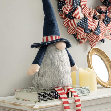 Patriotic Gnome Doll Elf Shelf Ornament 24 inches product photo 4