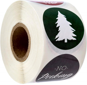 Patriotic USA Holiday Christmas Sticker Assortment 500 Sticker Pack product photo 4