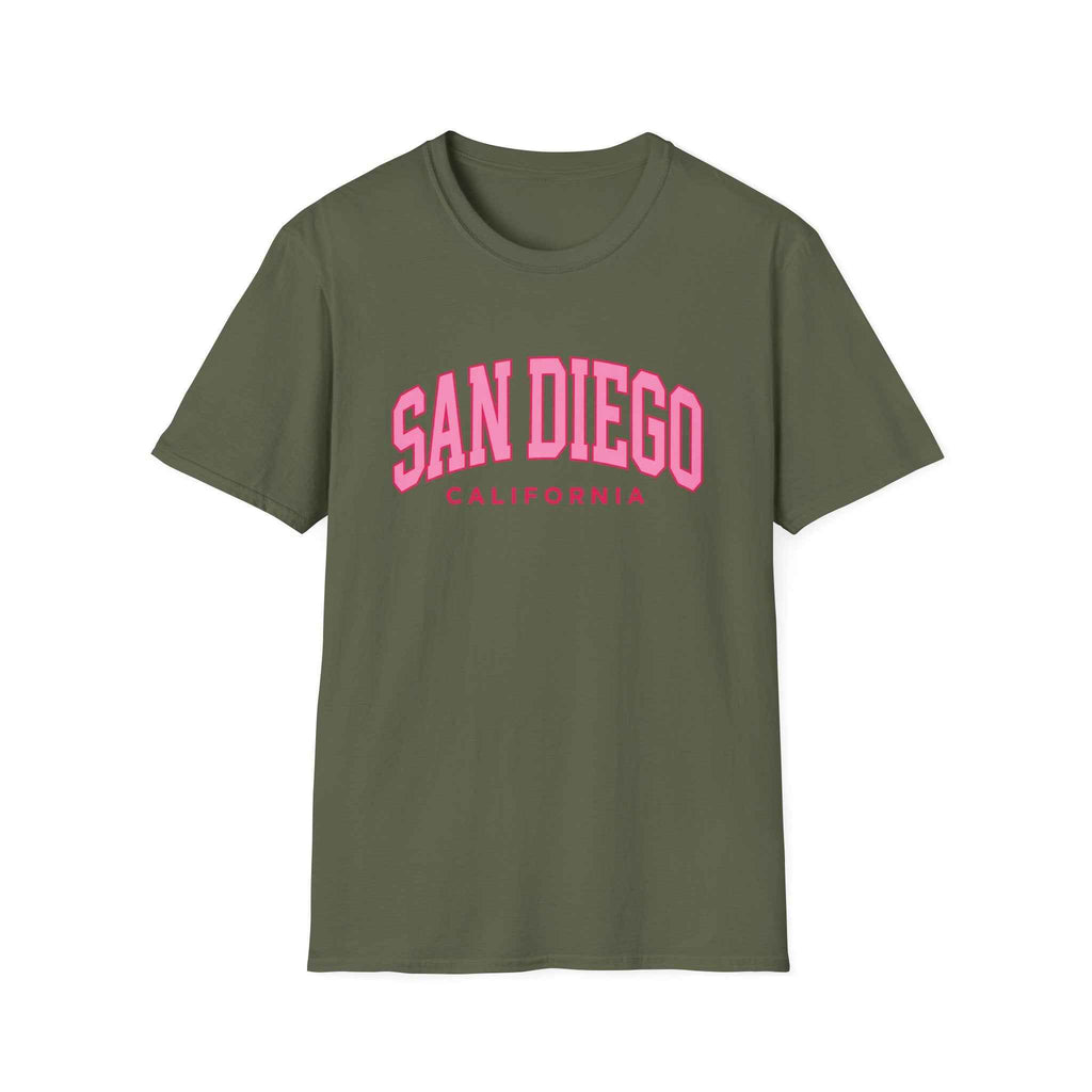 Pink San Diego California Women s T Shirt main product photo