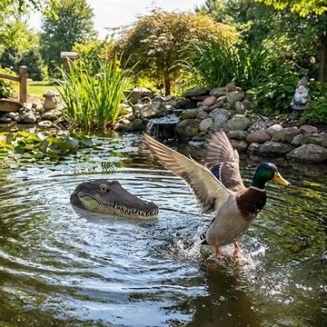 Pond Floating Alligator Head Deco Fake Gator Head product photo 3