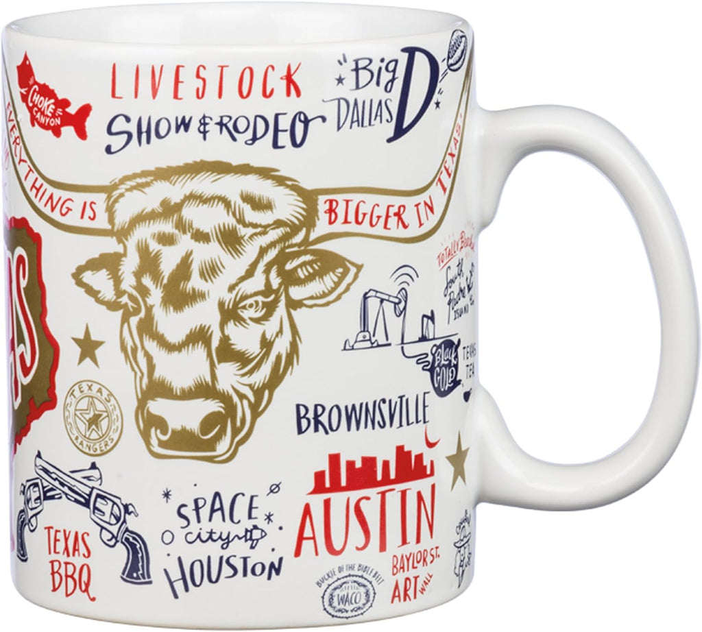 Large Texas Coffee Mug 20 Ounce product photo
