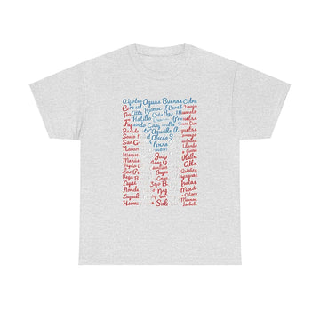 Puerto Rico Cities Flag T Shirt Vintage Road Sign Tee product photo 2
