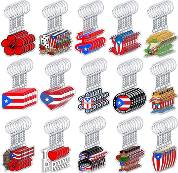 Puerto Rico Keychains Pack of 15 product photo 2