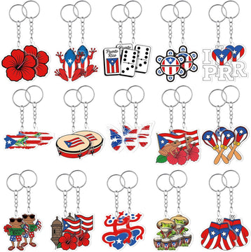 Puerto Rico Keychains Pack of 15 product photo 4