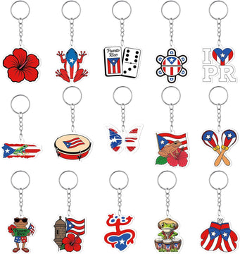 Puerto Rico Keychains Pack of 15 product photo 5
