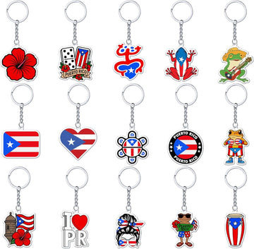 Puerto Rico Keychains Pack of 15 product photo 6