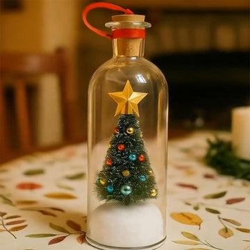 Record Voice Message Activated Christmas Tree Message in A Bottle product photo 2