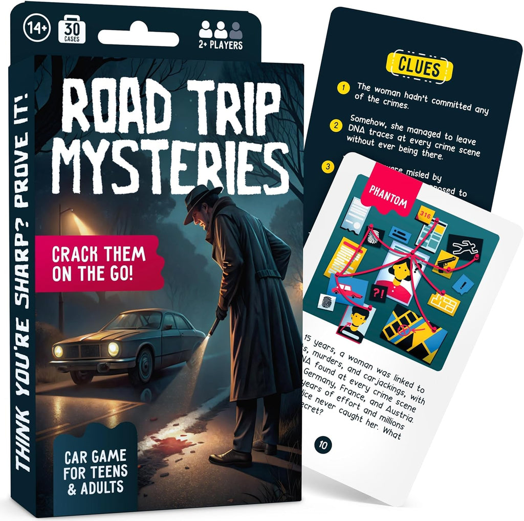 Road Trip Mysteries Car Game for Adults Teens Age 14 product photo