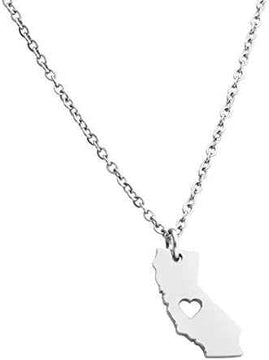 Stainless Steel State of California Necklace product photo 2