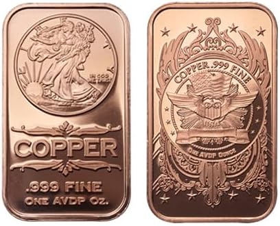 Statue of liberty 1 oz copper bar main product photo