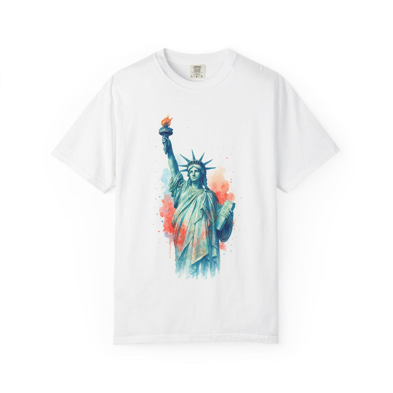Statue of Liberty Watercolor T Shirt main product photo