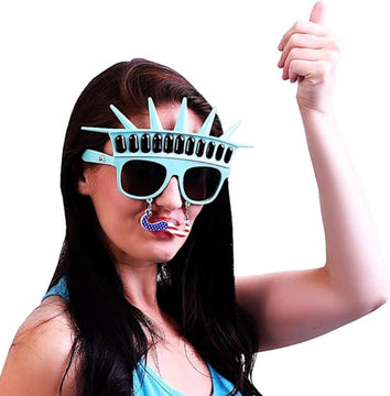 Funny Statue of Liberty Sunglasses Costume product photo 2