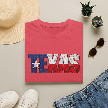 Texas Flag T Shirt Vintage Distressed TEXAS Graphic Tee product photo 4