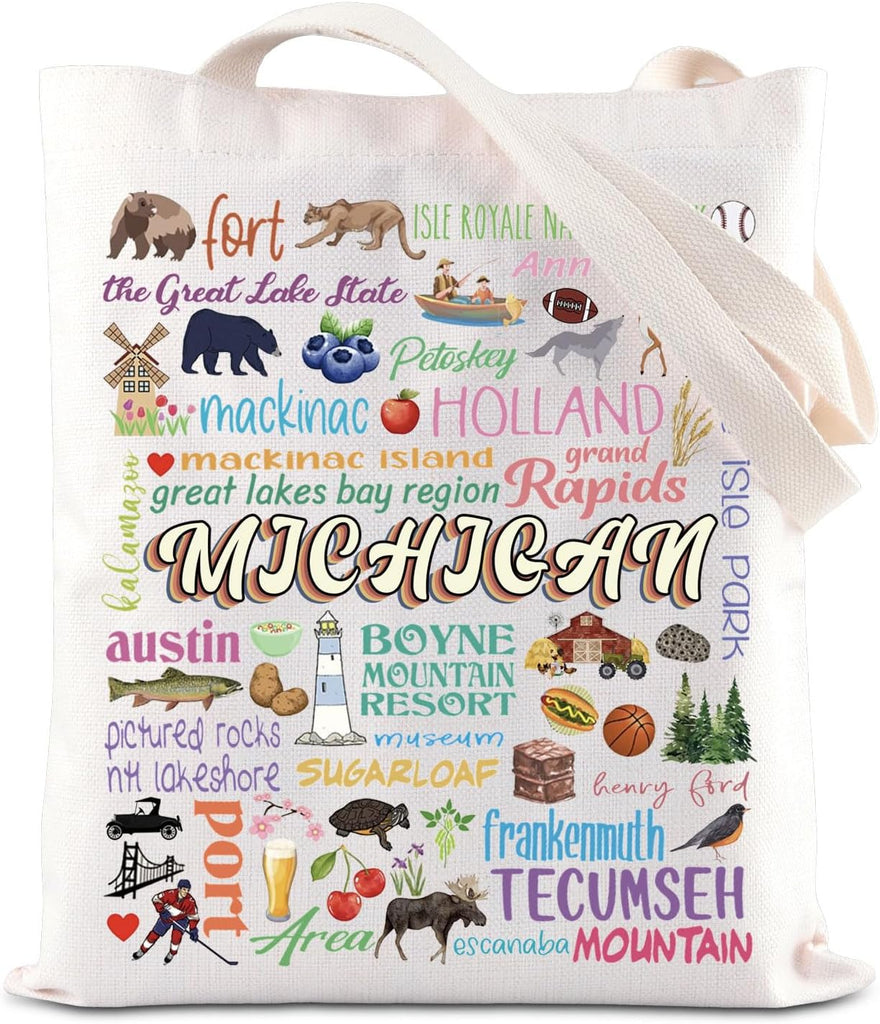 State of Michigan Tote Bag main product photo