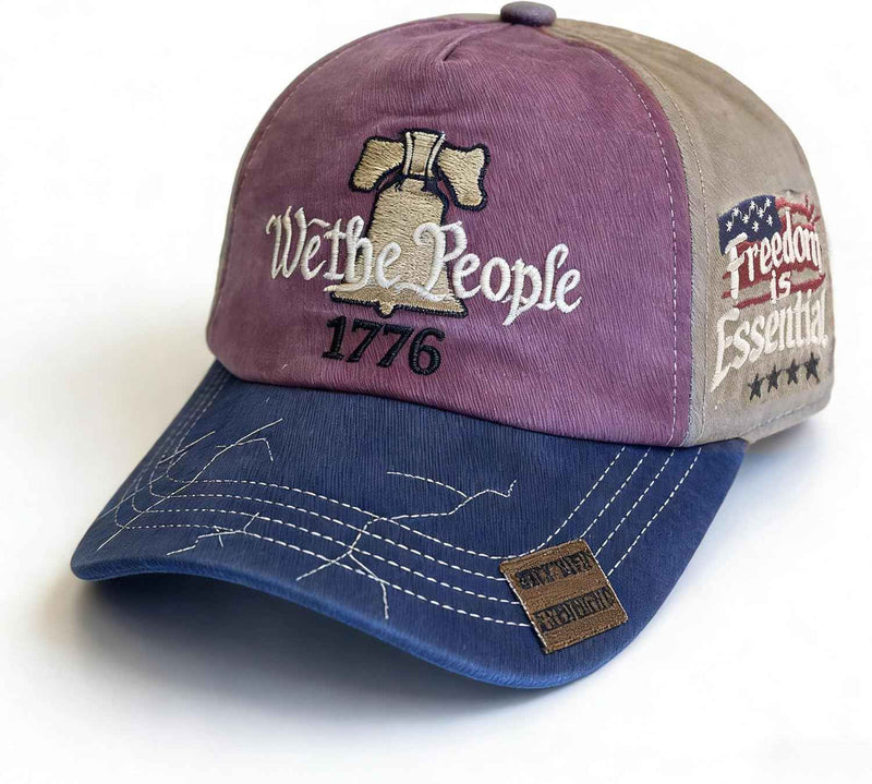 We the People Freedom is Essential Embroidered Hat product photo