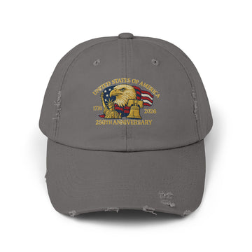 United States of America 1776 2026 Distressed Baseball Hat product photo 6