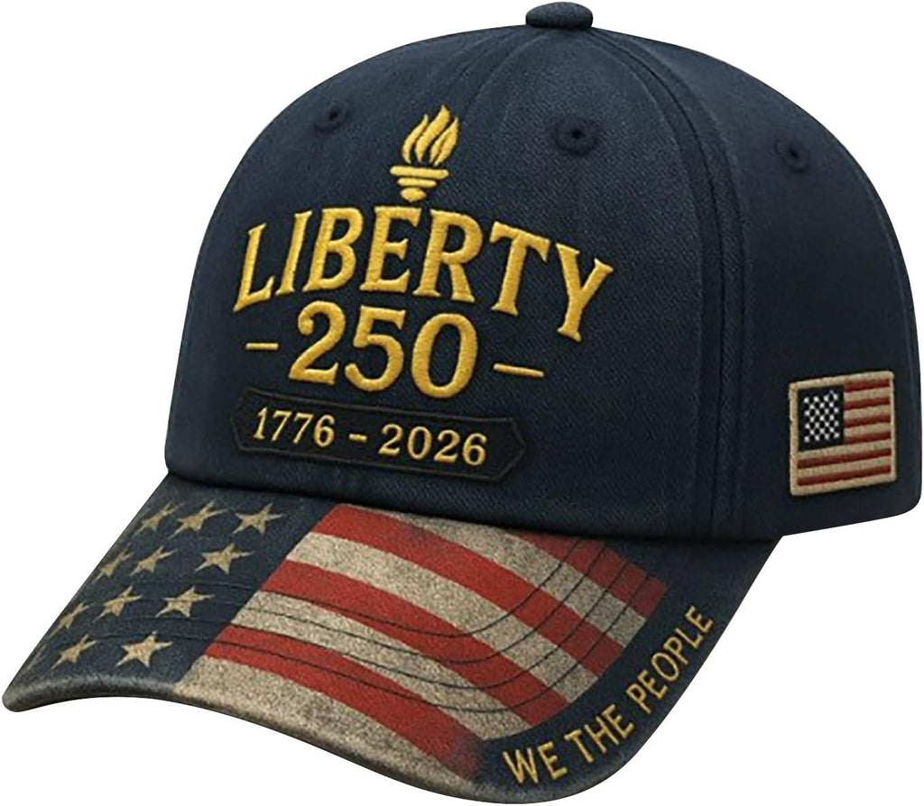 Liberty We The People USA America 250th Anniversary Hat 1776 2026 product photo