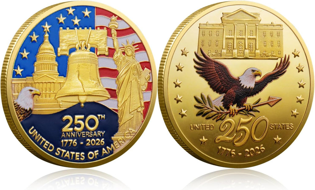 USA 250th Birthday Commemorative Coin main product photo