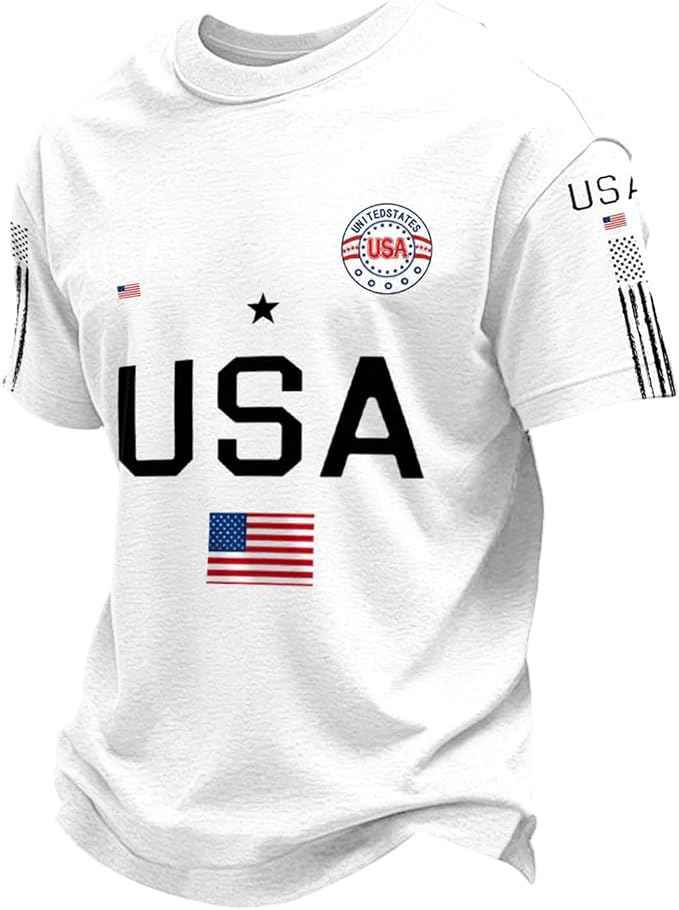 USA Soccer T Shirt Sports Style Tee white product photo