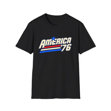 Vintage 70 s America 76 Retro T Shirt Worn Look product photo 6