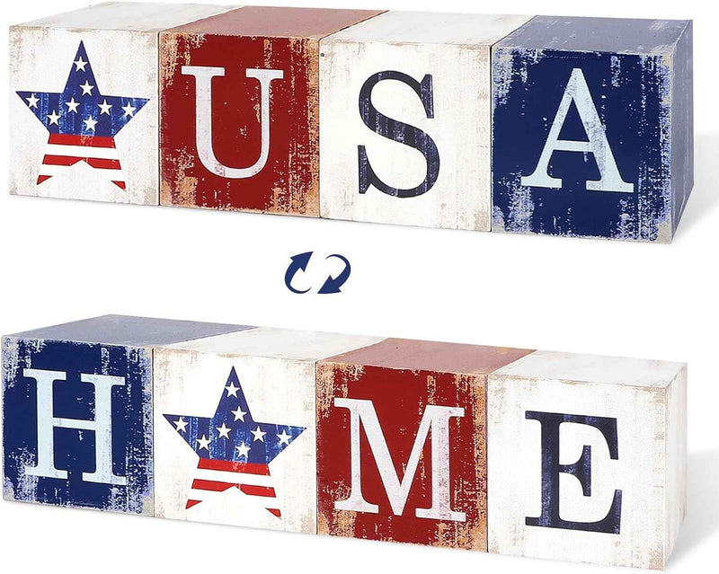 Vintage USA Home Wooden Blocks main product photo