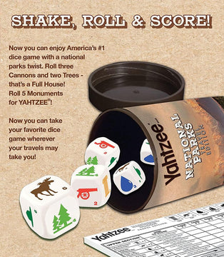 YAHTZEE National Parks Travel Edition National Parks Service product photo 5