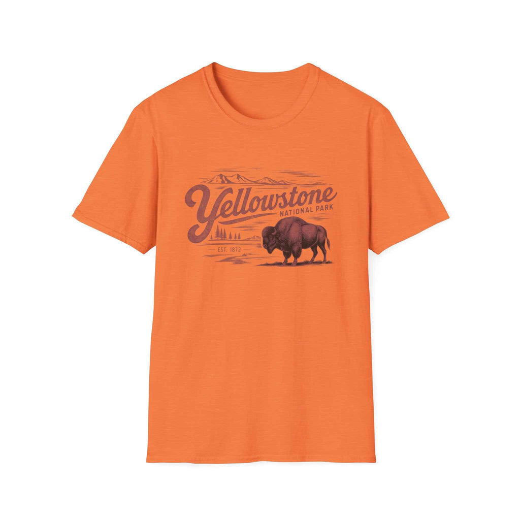 Yellowstone National Park T Shirt Vintage Bison Graphic main product photo