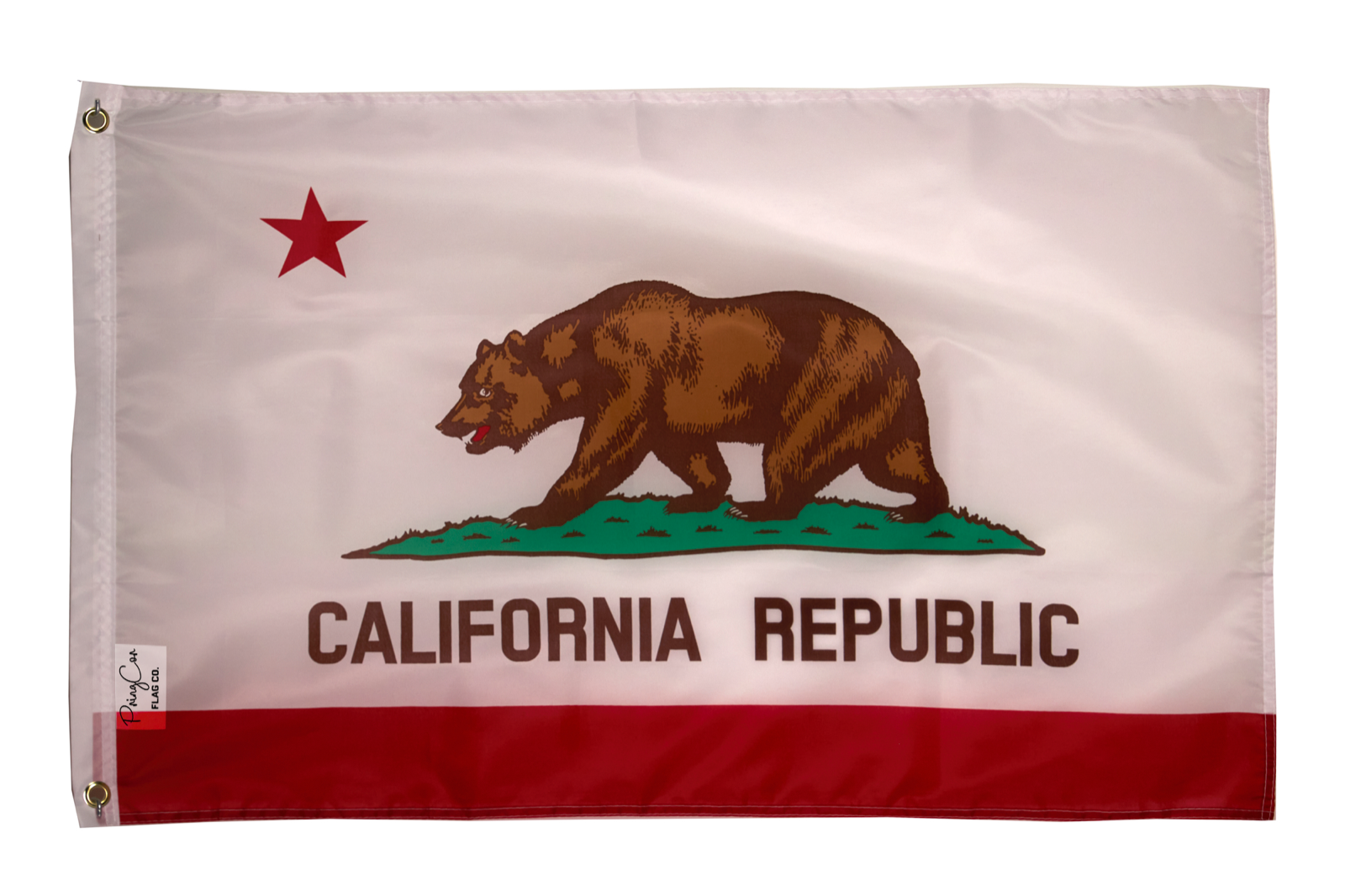 Official California State Flag of CA - Banner Bear Flag