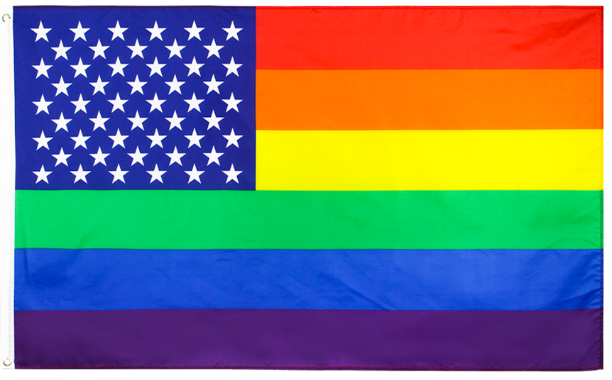 Pride LGBTQ American Flag main product photo