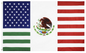 USA Mexico Friendship Flag