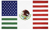 USA Mexico Friendship Flag