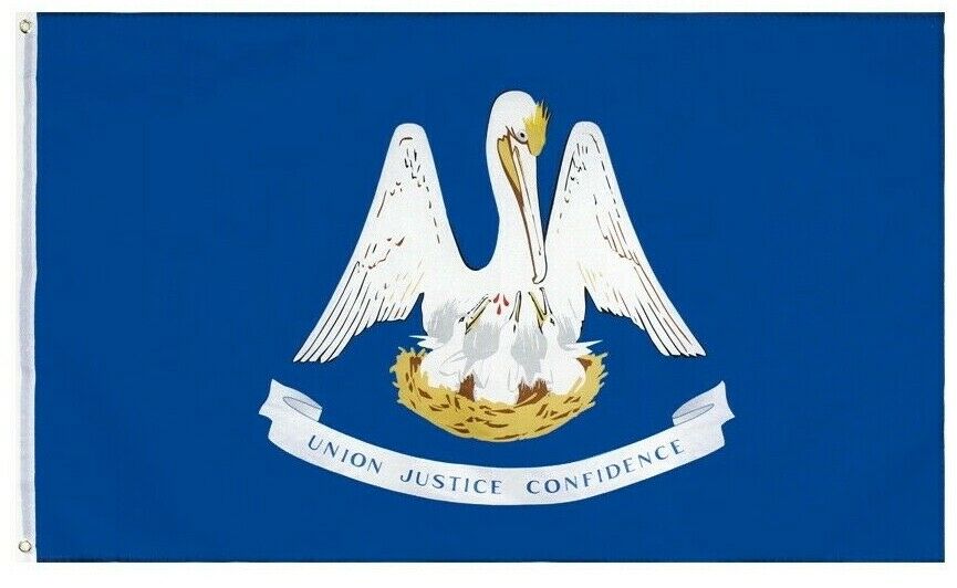 Louisiana State Flag of LA Pelican