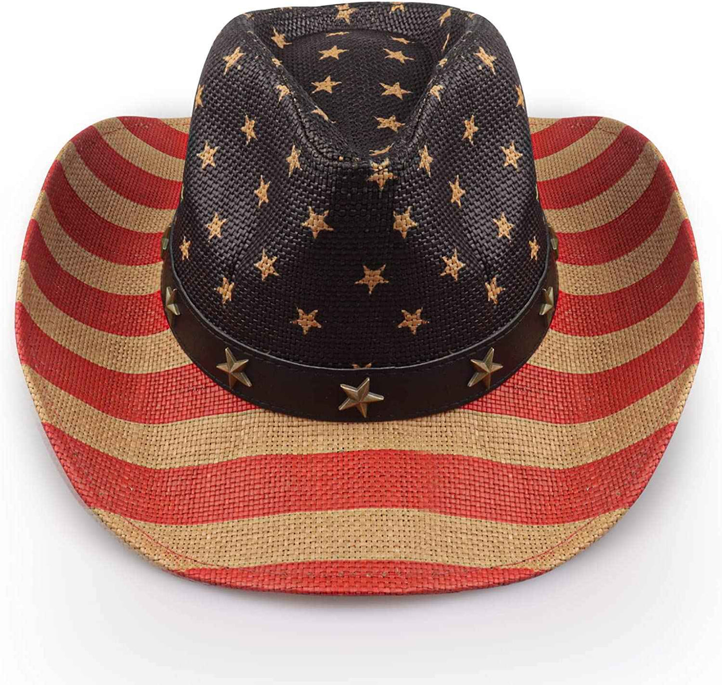 Vintage American Flag Cowboy Hat