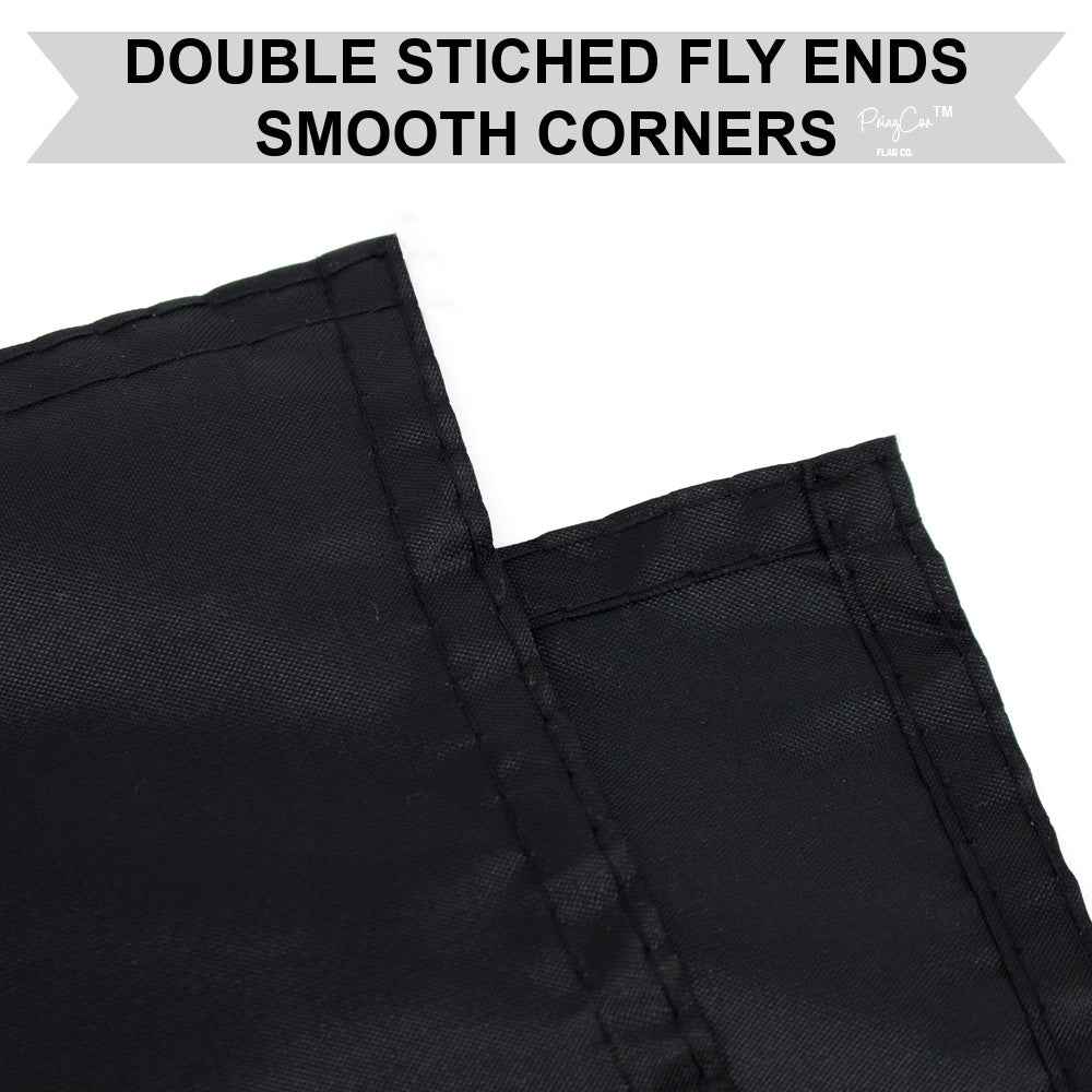 All Black American Flag US Blackout USA (not embroidered)