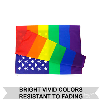 Pride LGBTQ American Flag
