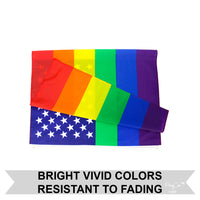 Pride LGBTQ American Flag