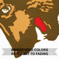 New California Republic Flag Two Head Bear