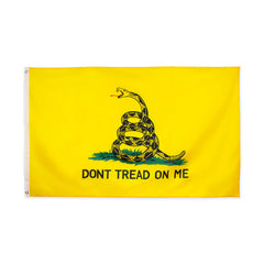 4 Flags: Gadsden | American | Dont Tread | 2nd Amendment Skull | Come Take It