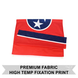 Official Tennessee State Flag of TN Tri-Star Flag