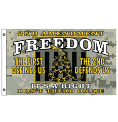 2nd Amendment Gadsden Digital Camo Don't Tread on Freedom
