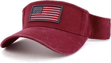 American Flag Embroidered on Digital Camo Visor Choice of Colors product photo 2
