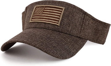 American Flag Embroidered on Digital Camo Visor Choice of Colors product photo 3