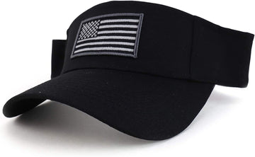 American Flag Embroidered on Digital Camo Visor Choice of Colors product photo 4