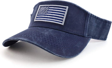 American Flag Embroidered on Digital Camo Visor Choice of Colors product photo 6