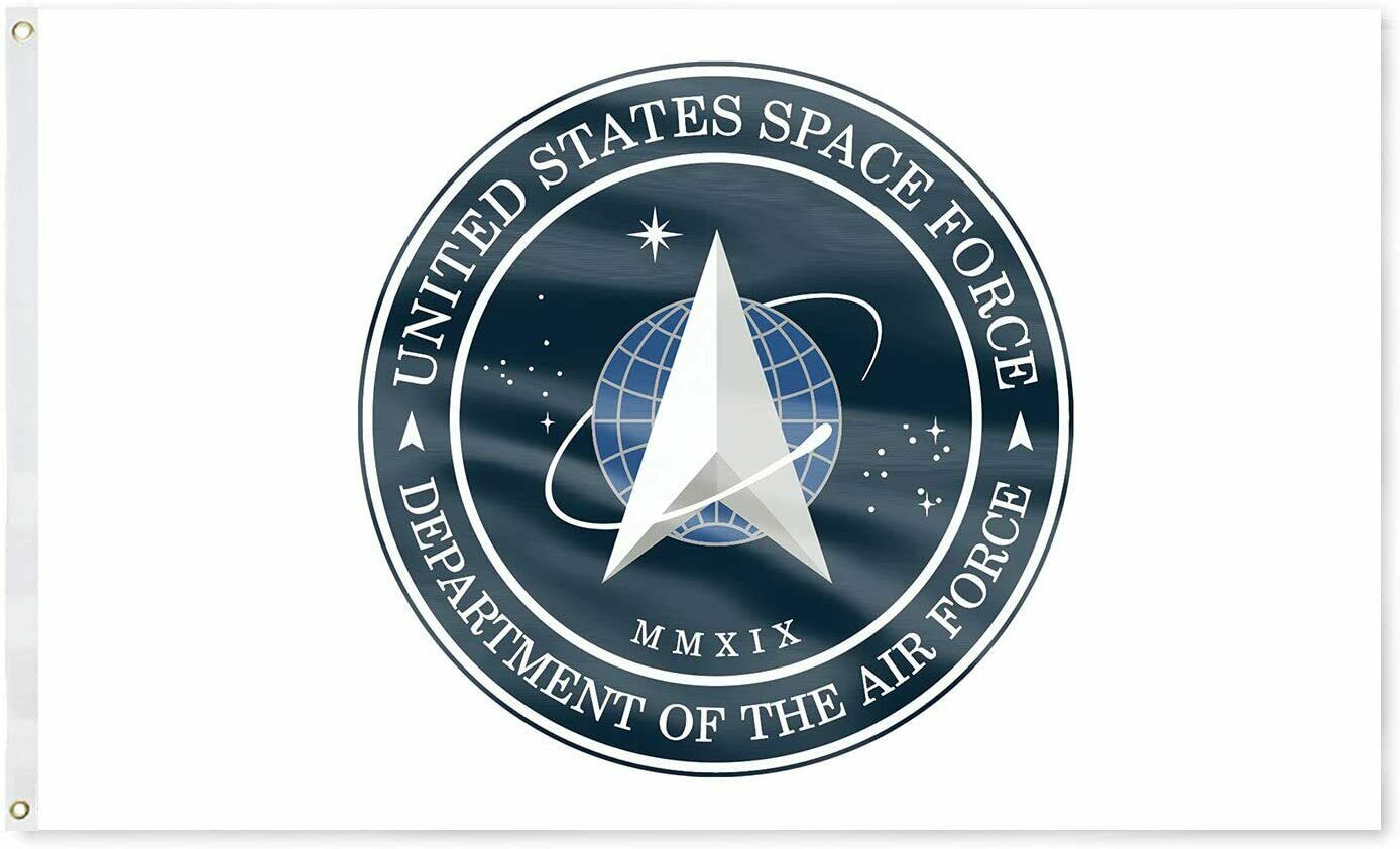 United States Department of Space Force Logo Flag - USSF